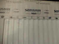 Paneelradiator, brugman, universeel compact, wit, t22 900x1200 - afbeelding 2 van  4