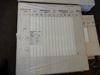 Paneelradiator, brugman, universeel compact, wit, t22 900x880