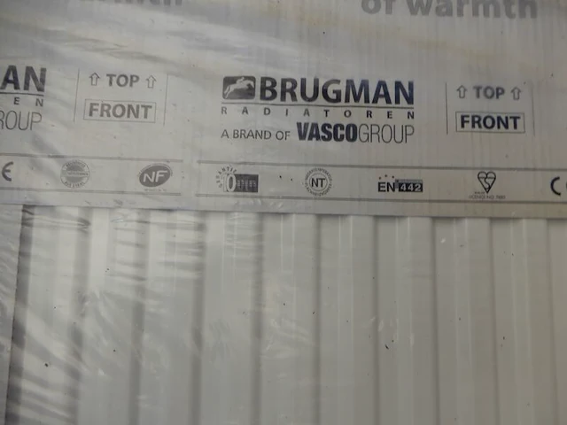 Paneelradiator, brugman, universeel compact, wit, t22 900x880 - afbeelding 2 van  4