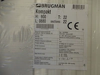 Paneelradiator, brugman, universeel compact, wit, t22 900x880 - afbeelding 3 van  4