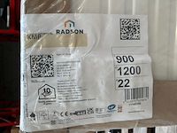 Paneelradiator t22 900x1200 mm, radson, compact - afbeelding 3 van  4