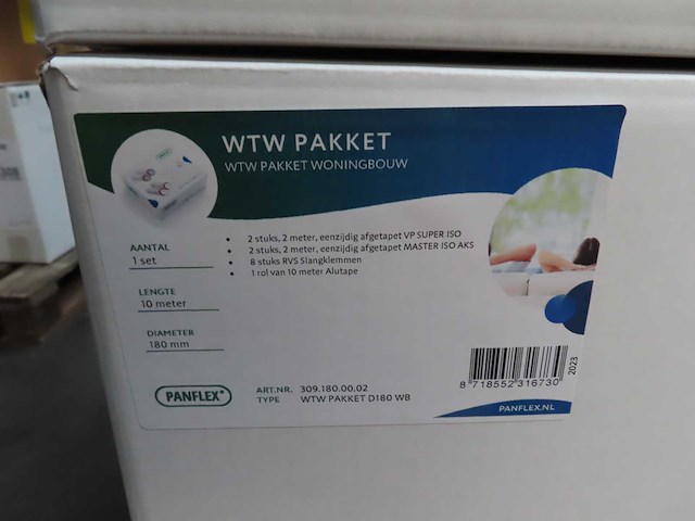 Panflex - wtw pakket d180 wb - warmteterugwin pakket (8x) - afbeelding 3 van  4