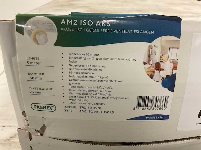Panflex am2 iso aks ventilatieslang (10x) - afbeelding 4 van  4