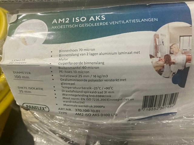 Panflex am2 iso aks ventilatieslang (9x) - afbeelding 4 van  4