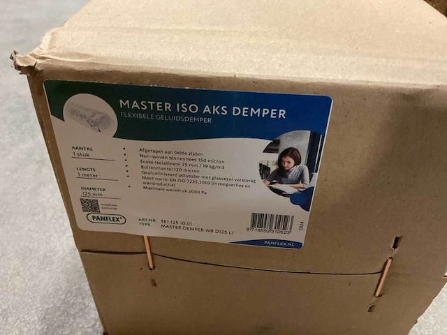 Panflex master iso aks flexibele geluidsdemper (8x) - afbeelding 2 van  2
