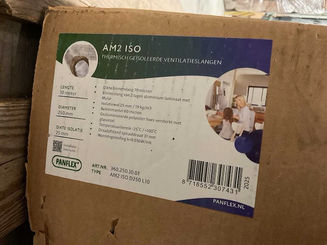 Panflex partij thermisch geïsoleerde ventilatieslangen, 4 stuks - afbeelding 8 van  8