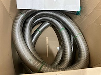 Panflex rol a 12m. rookgasafvoerleiding rvs flexibel inox ø130mm - afbeelding 1 van  7