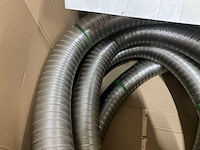 Panflex rol a 12m. rookgasafvoerleiding rvs flexibel inox ø130mm - afbeelding 2 van  7