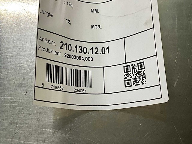 Panflex rol a 12m. rookgasafvoerleiding rvs flexibel inox ø130mm - afbeelding 7 van  7