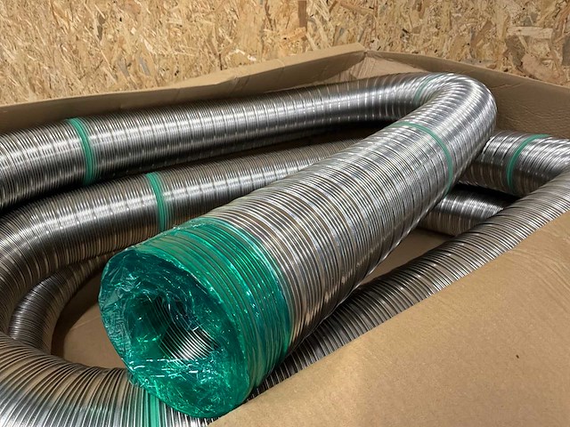 Panflex rookgasafvoerleiding rvs flexibel inox ø130mm rol a 10m - afbeelding 4 van  6