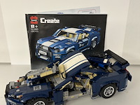 Pangu create pg-14001 mustang gt500 sports car (1393 pcs) - met boekje - afbeelding 1 van  3