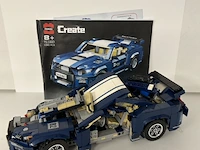 Pangu create pg-14001 mustang gt500 sports car (1393 pcs) - met boekje - afbeelding 3 van  3