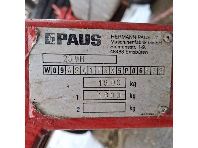 Pannenlift, paus, 25wh, 1999 - afbeelding 36 van  36