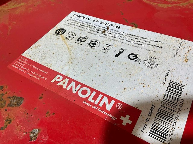 Panolin hlp synth 46 200 liter hydrauliekolie (2x) - afbeelding 6 van  6