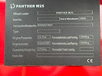 Panther - w25 advanced red - 2026 w25 kubota 4 cil en rexroth hydrauliek - afbeelding 8 van  41