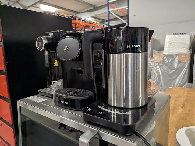 Pantrymeubel met koelkast en toebehoren, wit/grijs - afbeelding 7 van  12