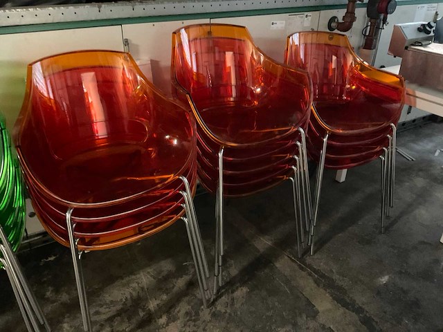 Papatya opal partij armstoelen, 27 stuks - afbeelding 3 van  4