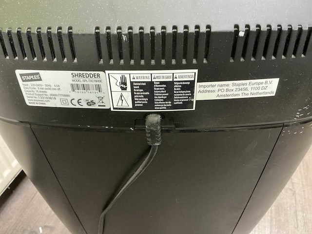Papier shredder (2x) - afbeelding 7 van  16