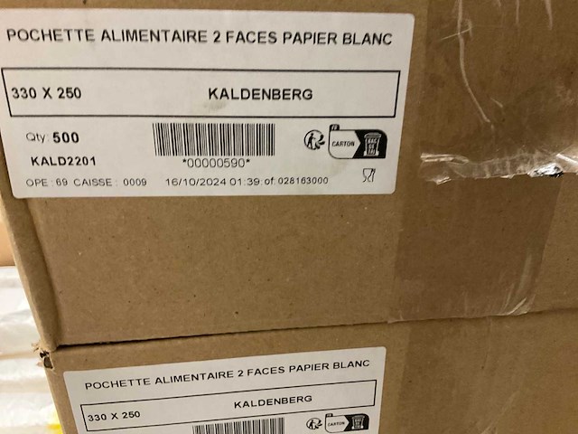 Papieren vellen voor voedingswaren 330 x 250 (3500x) - afbeelding 1 van  1