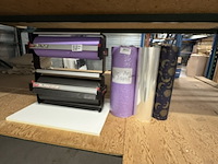 Papierrolhouder en 5x rol pakpapier legro, multi-block - afbeelding 1 van  5
