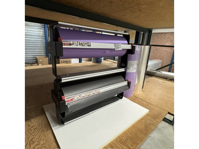 Papierrolhouder en 5x rol pakpapier legro, multi-block - afbeelding 4 van  5