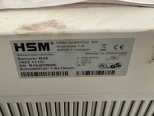 Papiershredder (2x) - afbeelding 9 van  9