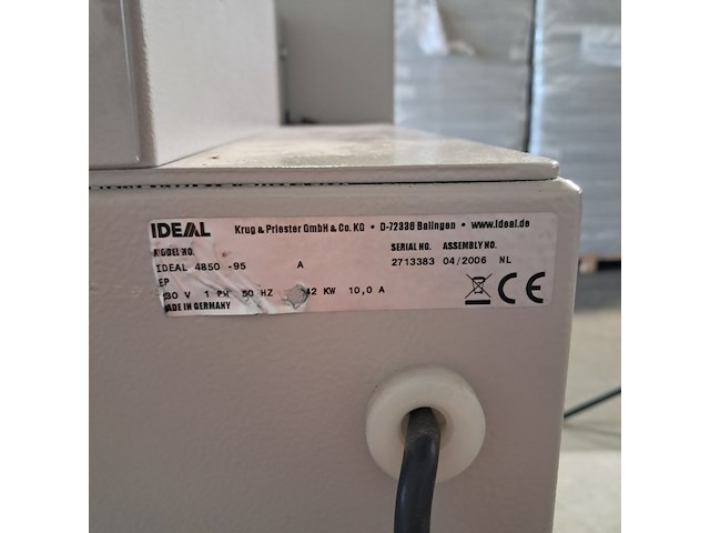 Papiersnijmachine, ideal, 4850-95 ep, 2006 - afbeelding 10 van  18