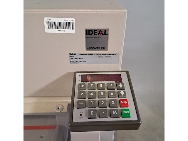 Papiersnijmachine, ideal, 4850-95 ep, 2006 - afbeelding 17 van  18