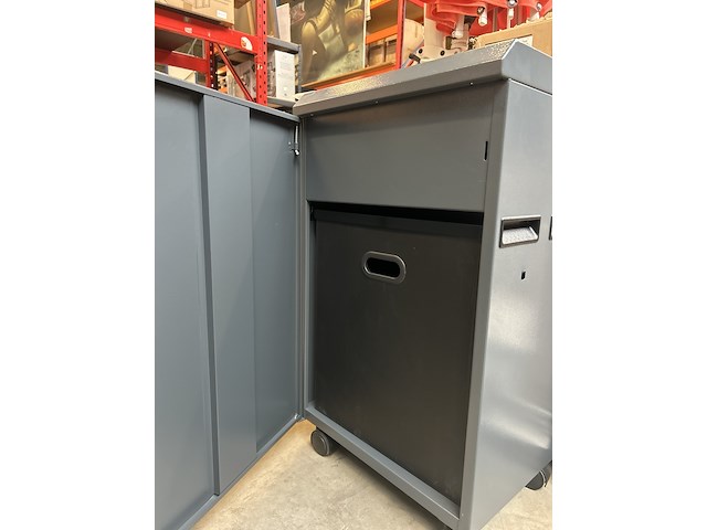 Papiervernietiger 53 liter 18 vel capaciteit beveiligingsniveau p5 sam creative, 2290 - afbeelding 3 van  7