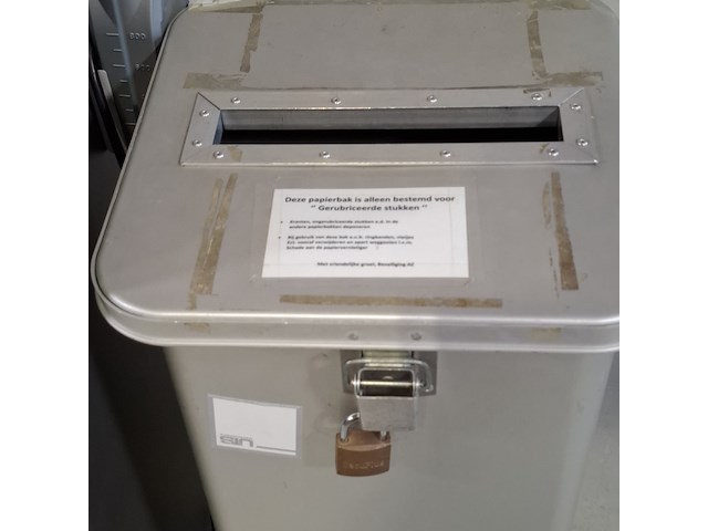 Papiervernietiger en postbak, eba, 5141c - afbeelding 6 van  11