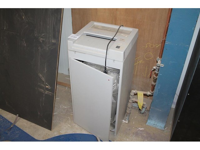 Papiervernietiger ideal 2600. afmeting 41 x 41 x 85 cm. - afbeelding 1 van  3