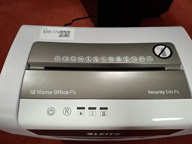 Papiervernietiger, leitz, iq home office p4 - afbeelding 3 van  3