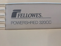 Papierversnipperaar fellowes, powershred 320cc - afbeelding 4 van  5