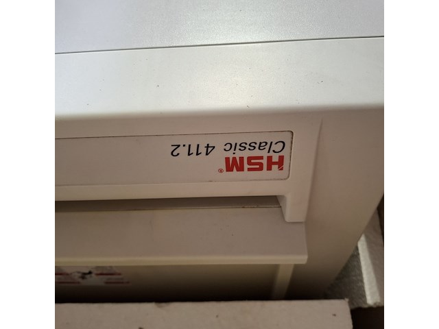 Papierversnipperaar, hsm, classic 411.2 - afbeelding 4 van  7