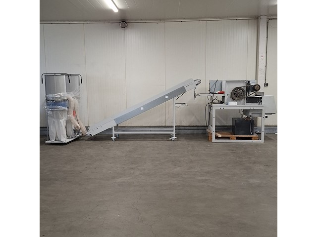 Papierversnipperaar met afvoerband en filterinstallatie, intimus power, vz14.00 - afbeelding 3 van  27