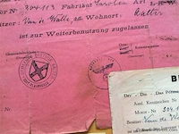 Papierwaren oa bescheinigung - afbeelding 2 van  3