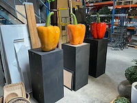 Paprika decoratie (3x) - afbeelding 2 van  6