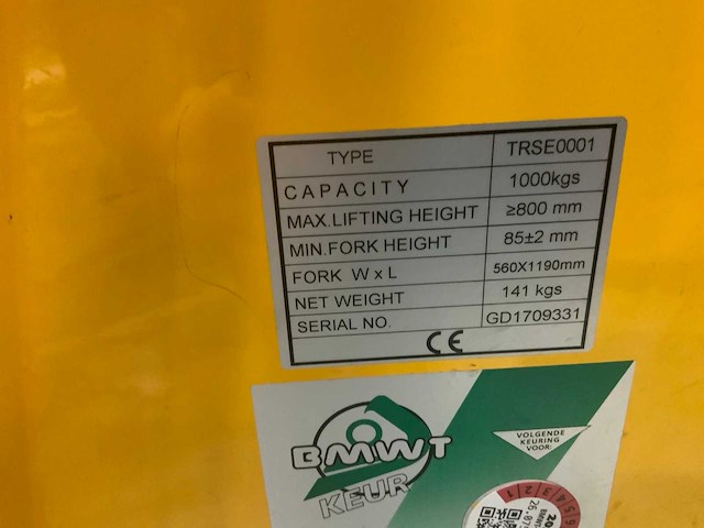 Papro trse0001 hydraulische palletwagen - afbeelding 4 van  12