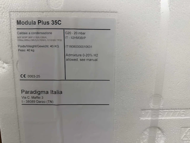 Paradigma / remeha modula plus 35 c - cv-ketel - verwarmingsinstallatie - afbeelding 4 van  6