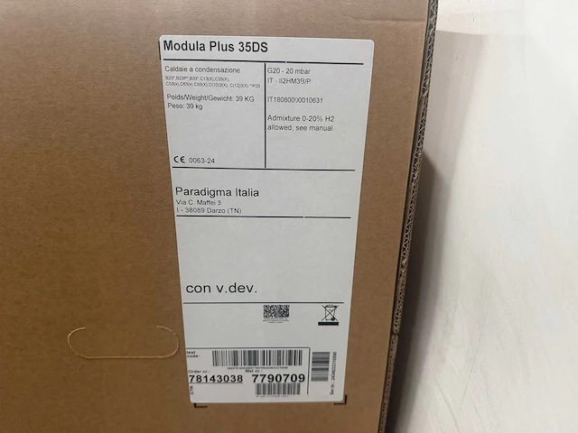 Paradigma / remeha modula plus 35 ds - cv-ketel - verwarmingsinstallatie - afbeelding 5 van  8