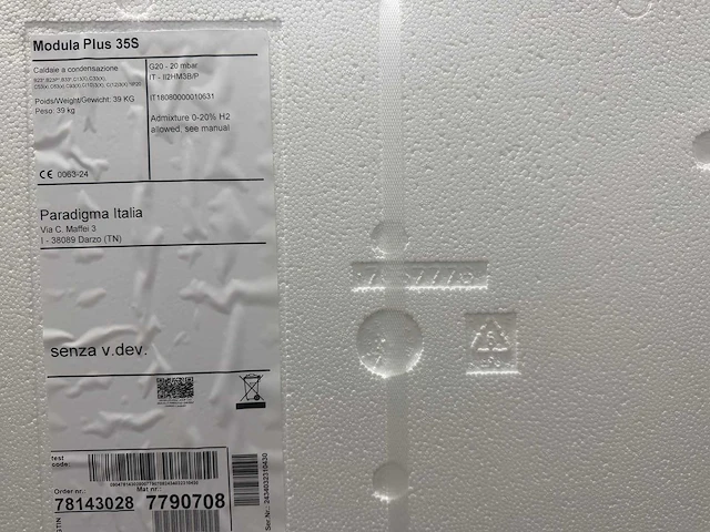 Paradigma / remeha modula plus 35s - cv-ketel - verwarmingsinstallatie - afbeelding 4 van  6