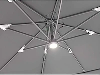 Parasol - aluminium frame, 200 grams brandvertragend doek - paralux - excl. parasolvoet; de parasol is voorzien van een grondanker - shadeon - afbeelding 8 van  10