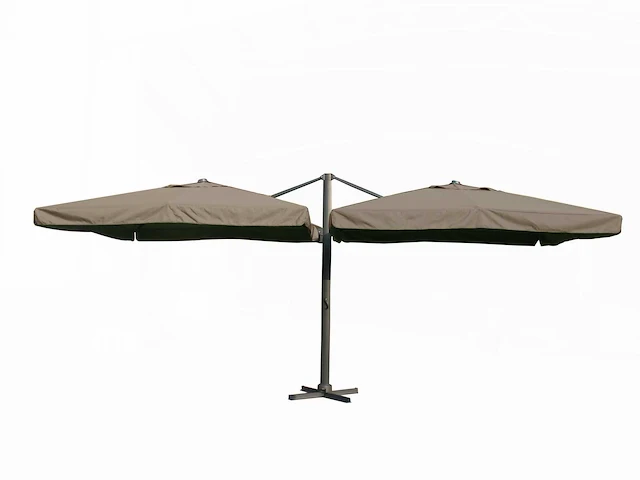 Parasol - aluminium frame, 300 grams brandvertragend doek - paralux - incl. parasolvoet; zelf te verzwaren - bellora - afbeelding 1 van  3