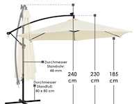Parasol 300cm led - afbeelding 11 van  14