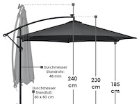 Parasol 300cm led - afbeelding 11 van  14