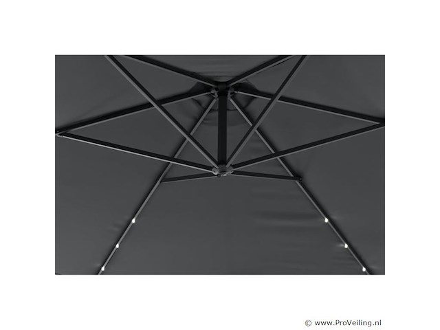 Parasol 300cm led - afbeelding 12 van  14