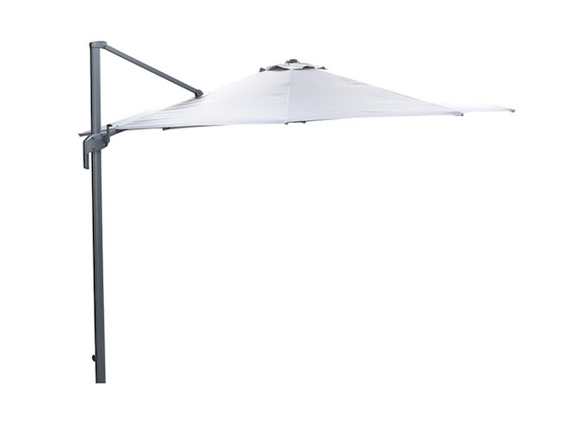 Parasol 330x330 cm licht grijs, garden impressions, hawai, licht grijs - afbeelding 1 van  5