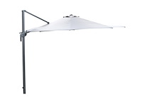 Parasol 330x330 cm licht grijs, garden impressions, hawai, licht grijs - afbeelding 1 van  5