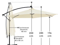 Parasol 350cm led - afbeelding 11 van  14