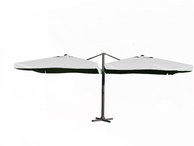 Parasol paralux, astero, wit - afbeelding 1 van  3